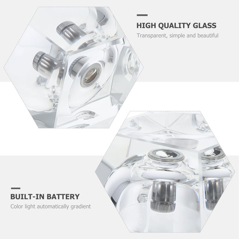 2 pcs Crystal Pedestal Household Display Base Lighting Holder - Image 5
