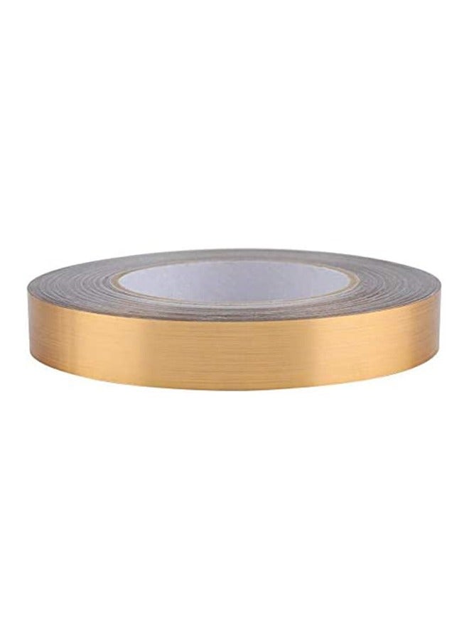 Generic Room Floor Decorative Sticker Tape Self Adhesive Floor Sticker 2cm Gold