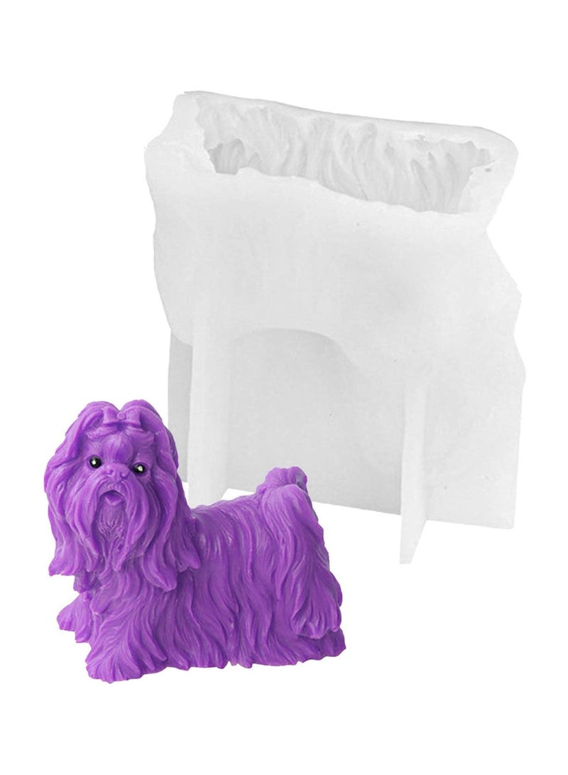 GGOOT 3D Dog Silicone Mold | Fast Demoulding Clear Shih Tzu Silicone Mould - Jewelry Making Tools Casting Molds For DIY Craft Keychain Necklace Project - Image 1
