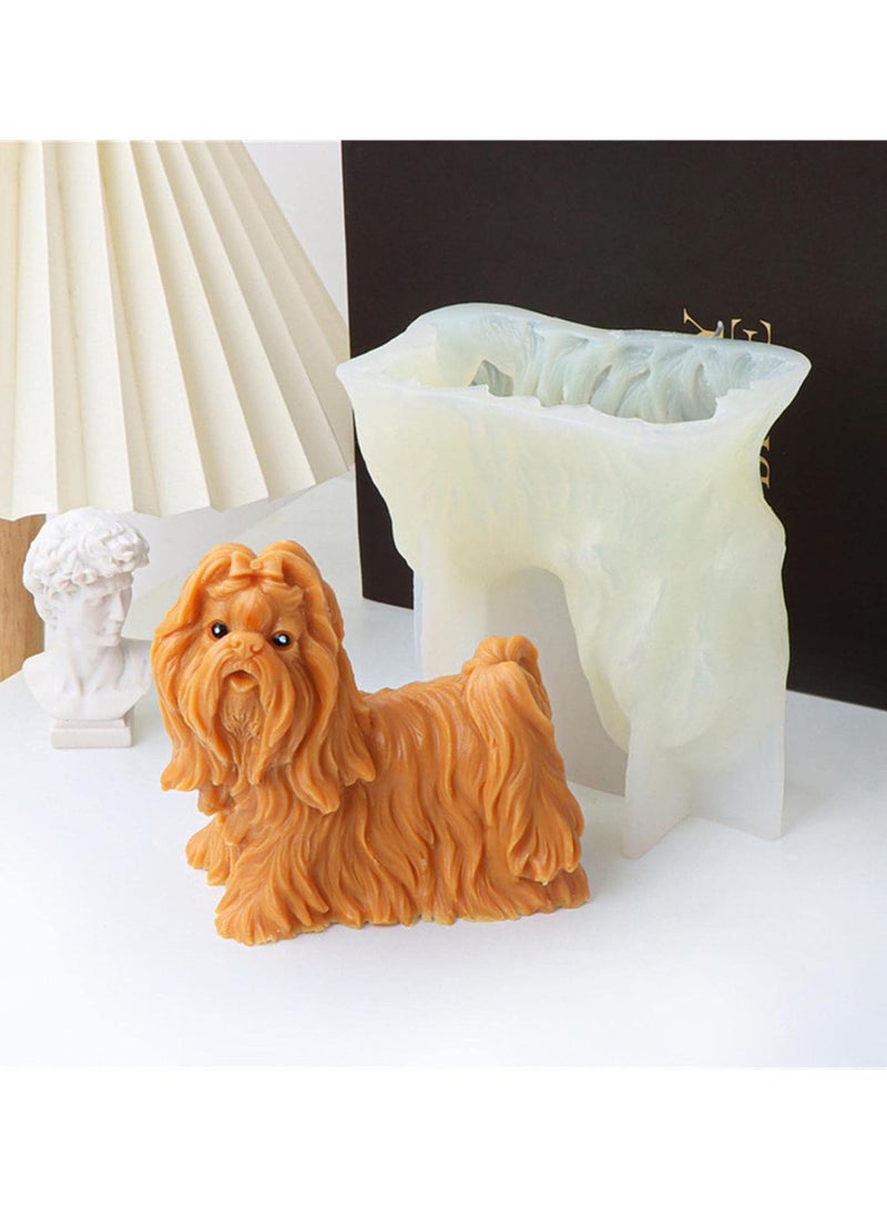 GGOOT 3D Dog Silicone Mold | Fast Demoulding Clear Shih Tzu Silicone Mould - Jewelry Making Tools Casting Molds For DIY Craft Keychain Necklace Project - Image 2