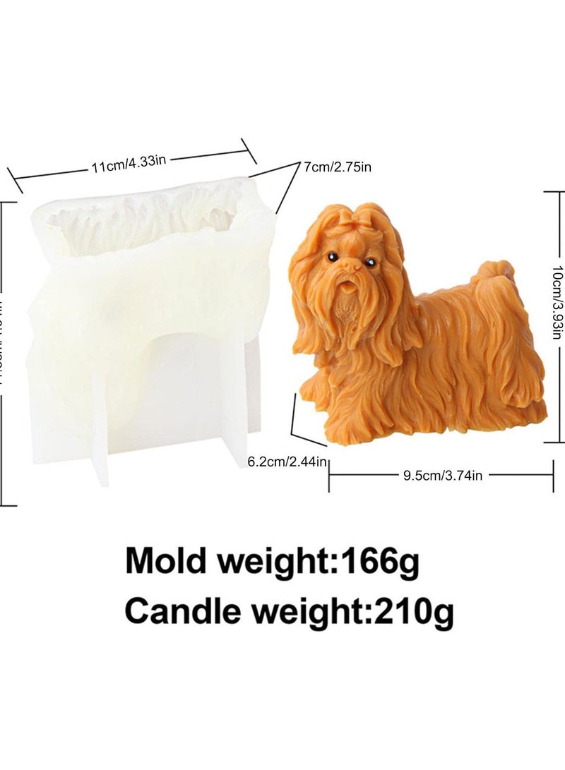 GGOOT 3D Dog Silicone Mold | Fast Demoulding Clear Shih Tzu Silicone Mould - Jewelry Making Tools Casting Molds For DIY Craft Keychain Necklace Project - Image 4