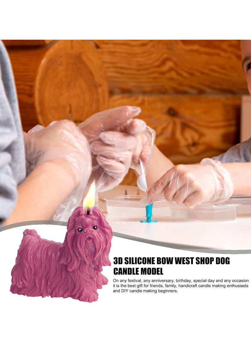 GGOOT 3D Dog Silicone Mold | Fast Demoulding Clear Shih Tzu Silicone Mould - Jewelry Making Tools Casting Molds For DIY Craft Keychain Necklace Project - Image 5