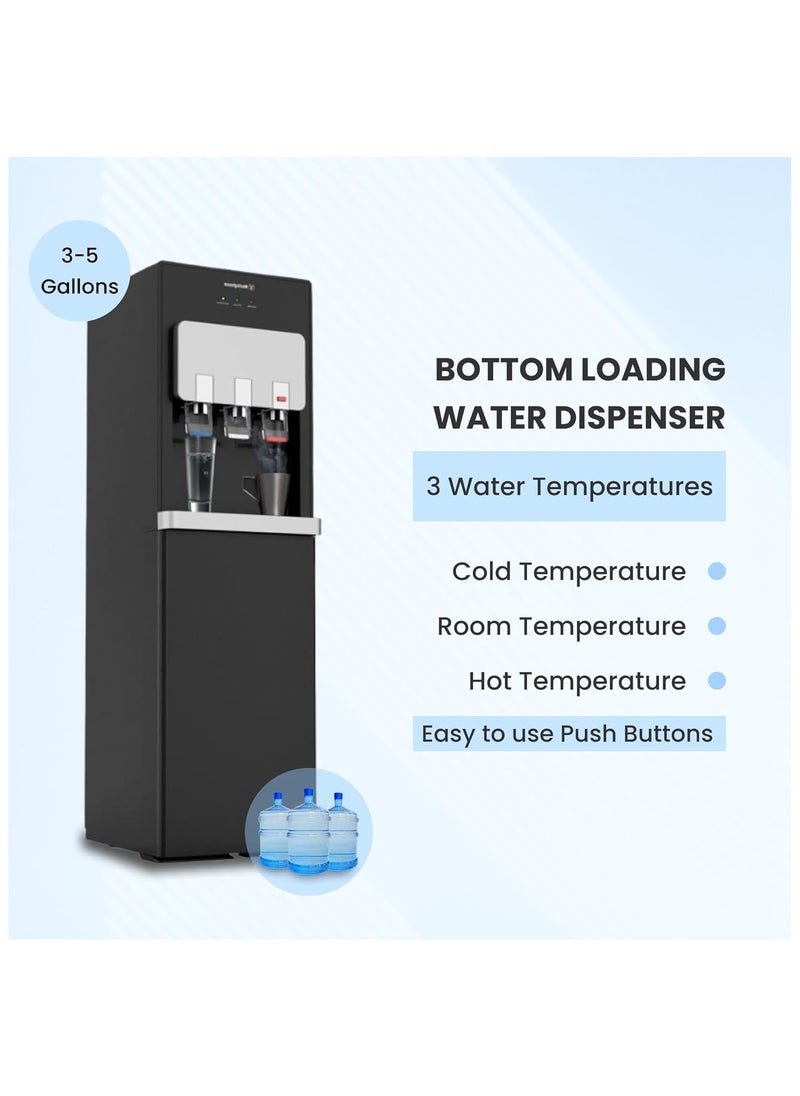 Westinghouse Westinghouse Water Dispenser | Bottom Loading Water Cooler for 5 Gallon Bottles – 3 Temperatures with Hot, Cold and Room Spouts Efficient for Both Office and Home Use with Child Safety Lock  - Image 5