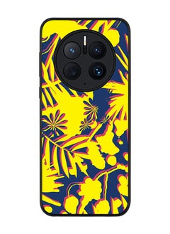 Rugged Black edge case for Huawei Mate 50 Pro Slim fit Soft Case Flexible Rubber Edges Anti Drop TPU Gel Thin Cover - Hawaii Jungle