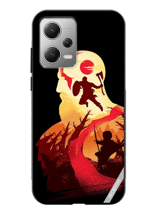 VR CREATIVE Protective Case Cover For Xiaomi Redmi Note 12 God Of War Design Multicolour - Image 1
