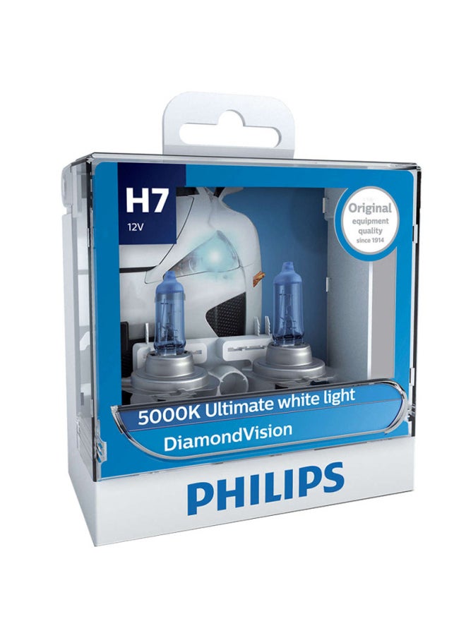 Philips Philips Blue Diamond Light H7 Upgraded Car Bulb Halogen Lamp, 2-pack, Color Temperature 5000k  - Image 4