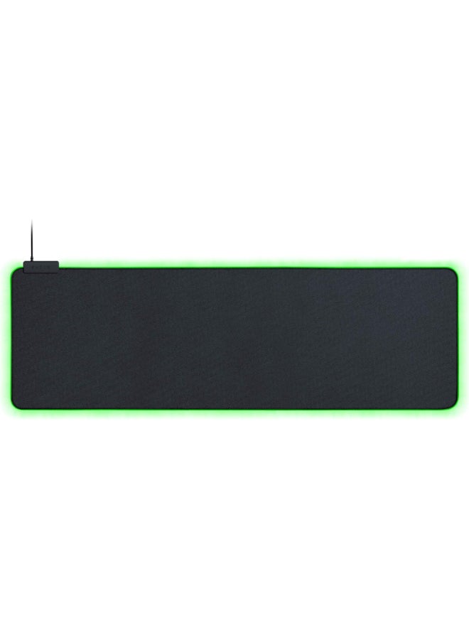 Razer Goliathus Extended Chroma - Soft Extended Gaming Mouse Mat With Razer Chroma RGB Lighting (Cable Holder, Fabric Surface, Quilted Edge, Optimized For All Mice) Black I RZ02-02500300-R3M1 - Image 1