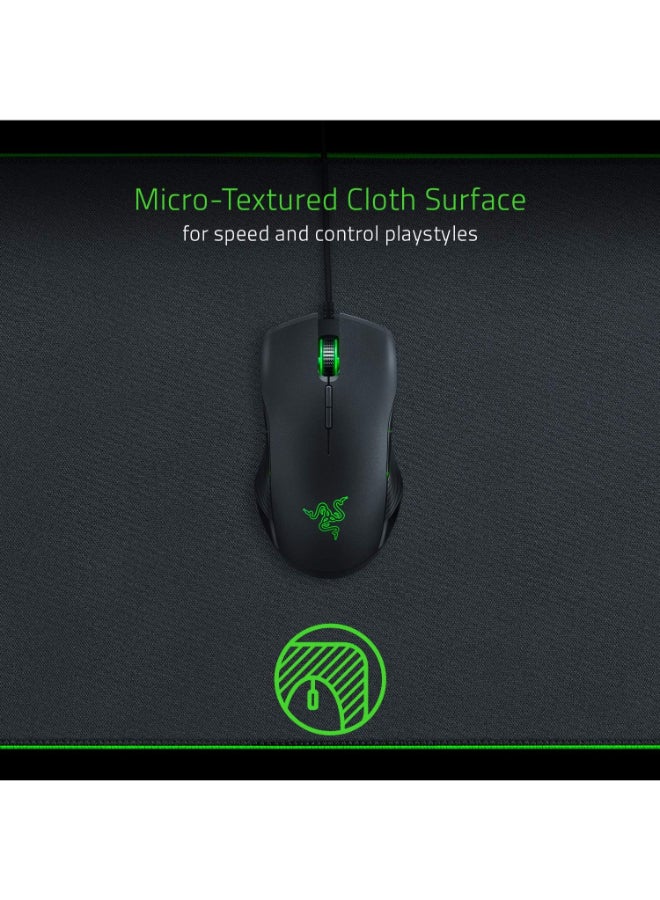 Razer Goliathus Extended Chroma - Soft Extended Gaming Mouse Mat With Razer Chroma RGB Lighting (Cable Holder, Fabric Surface, Quilted Edge, Optimized For All Mice) Black I RZ02-02500300-R3M1 - Image 4