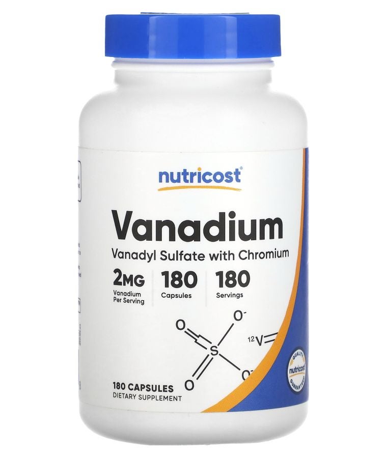 Vanadium  2 mg  180 Capsules