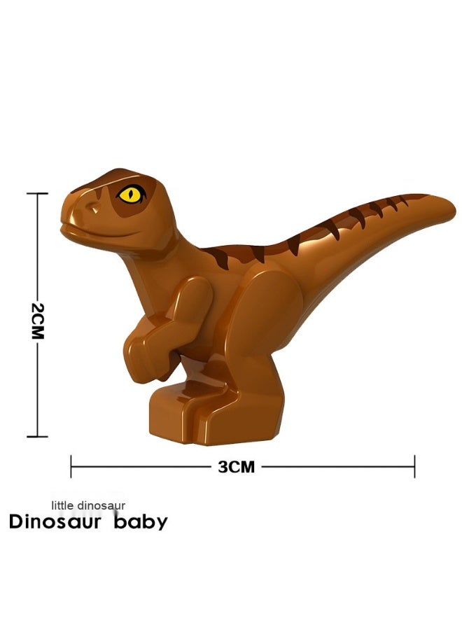 نيبمينينت مجموعة مكعبات ديناصورات ميني من العصر الجوراسي