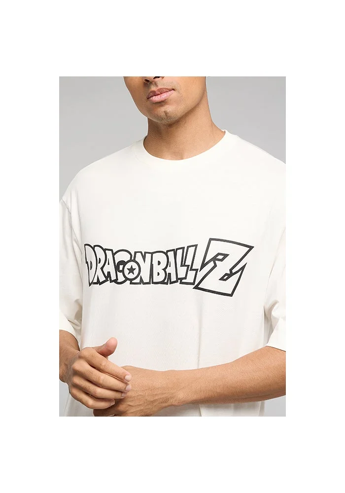 R&b  Dragon Ball Z Printed T-Shirt with Crew Neck and Short Sleeves for Men | Best Price UAE