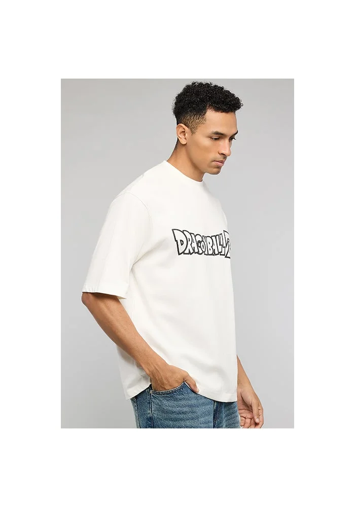 R&b  Dragon Ball Z Printed T-Shirt with Crew Neck and Short Sleeves for Men | Best Price UAE