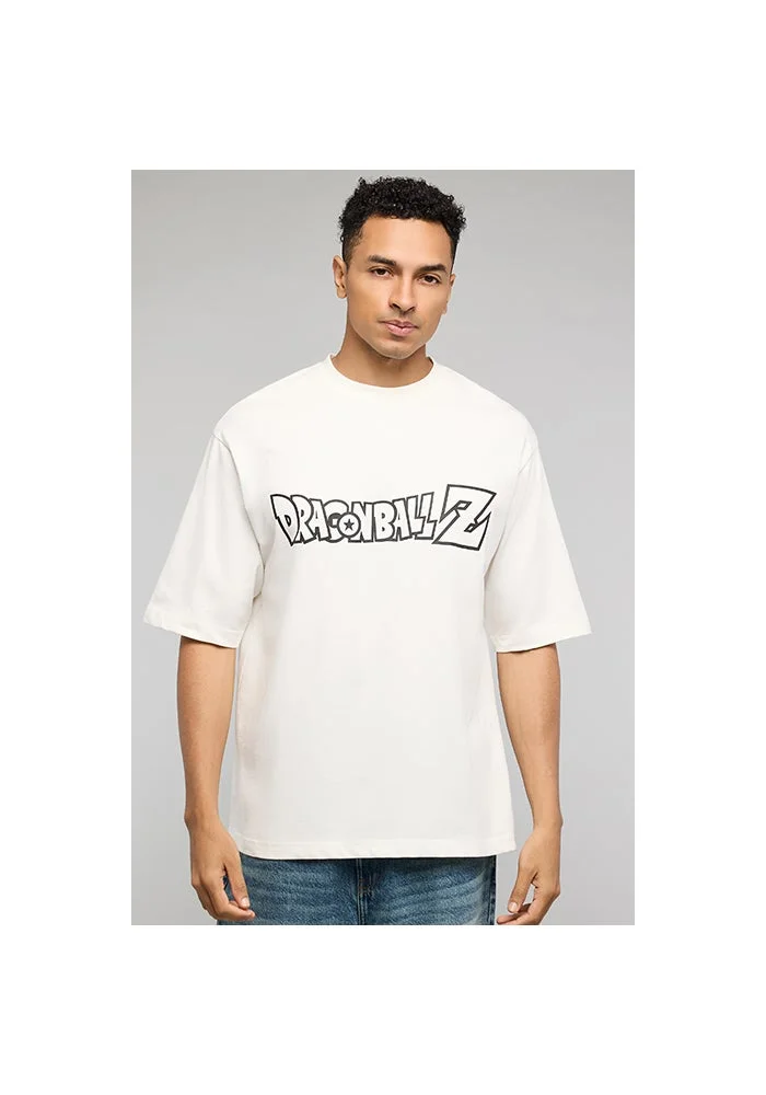 R&b  Dragon Ball Z Printed T-Shirt with Crew Neck and Short Sleeves for Men | Best Price UAE