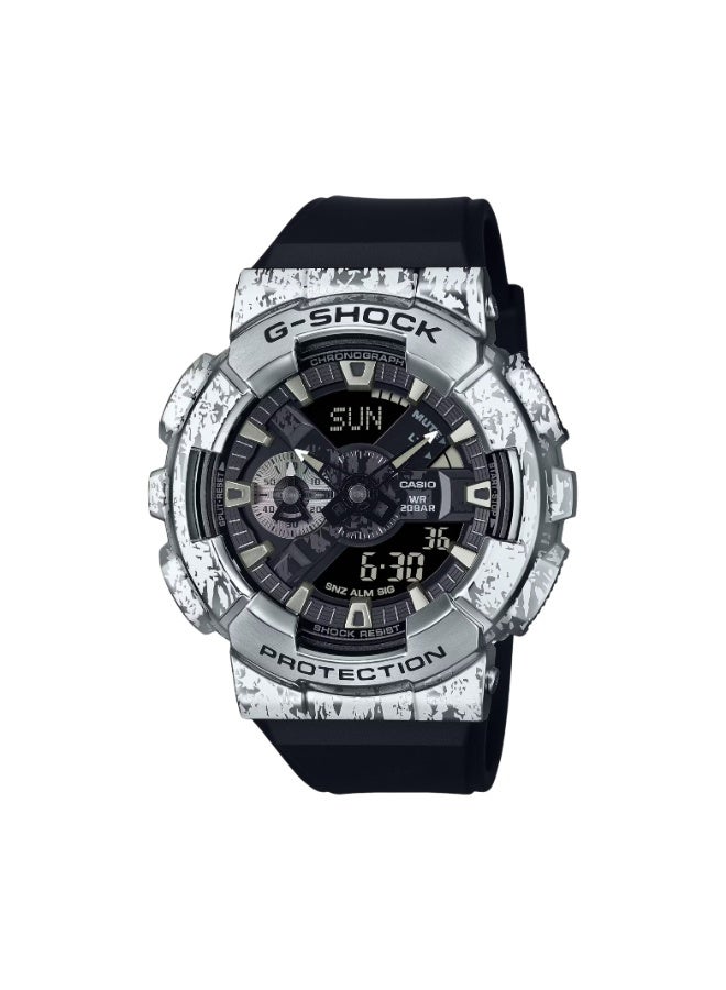 كاسيو ساعة كاسيو جي شوك GM-110GC-1A انالوج رقمي اطار معدني مقاومة للصدمات مقاومة ماء 200 متر اضاءة خلفية LED توقيت عالمي ستوب ووتش مؤقت عد تنازلي منبهات تقويم تلقائي - Image 1