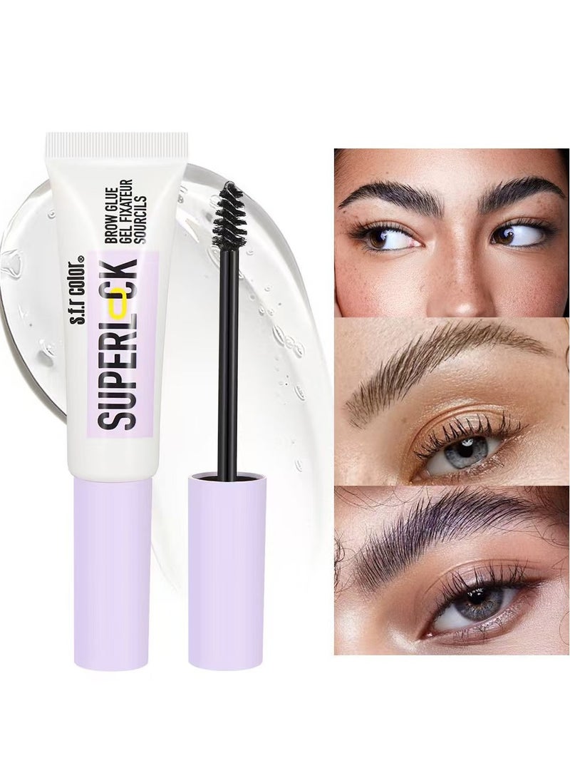 SFR New York, Super Lock Brow Glue Eyebrow Gel, Lightweight Brow Gel for Up To 24HR Hold, Clear, 1 Count - Image 3