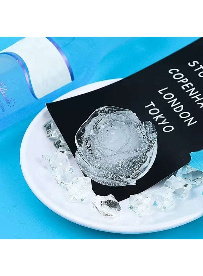 Goolsky 1pc 9 grids Ice Cube Mold Food Grade Silicone Cork Block Ice Box Ice Cream Maker Household Grinder Frozen Ice Rose Mold Kitchen Tool, Home Bar Accessory, Frozen Treats, Reusable Mold, Easy Storage, Durable Silicone, Bpafree Material, Kitchen Gadget, Dessert Makers, Party Hosts - Image 5