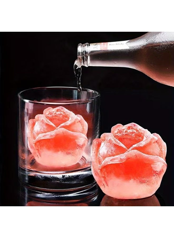 Goolsky 1pc 9 grids Ice Cube Mold Food Grade Silicone Cork Block Ice Box Ice Cream Maker Household Grinder Frozen Ice Rose Mold Kitchen Tool, Home Bar Accessory, Frozen Treats, Reusable Mold, Easy Storage, Durable Silicone, Bpafree Material, Kitchen Gadget, Dessert Makers, Party Hosts - Image 2