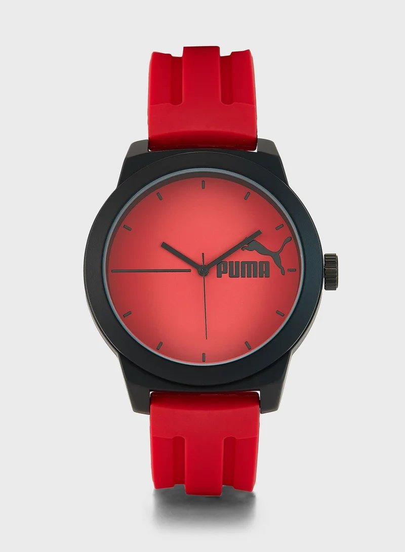 PUMA Silicone Strap Analog Watch