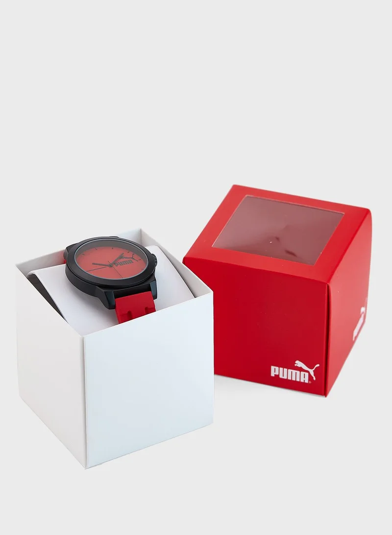 PUMA Silicone Strap Analog Watch