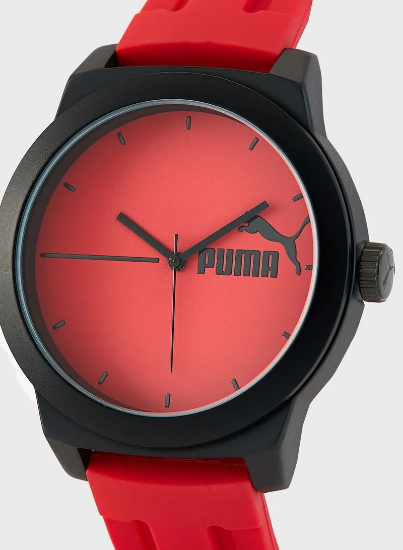 PUMA Silicone Strap Analog Watch