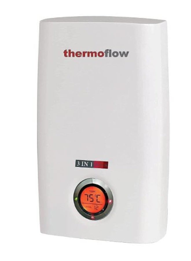 thermoflow Water Heater 3 In 1 Digital Instant, 380 Volts - White 