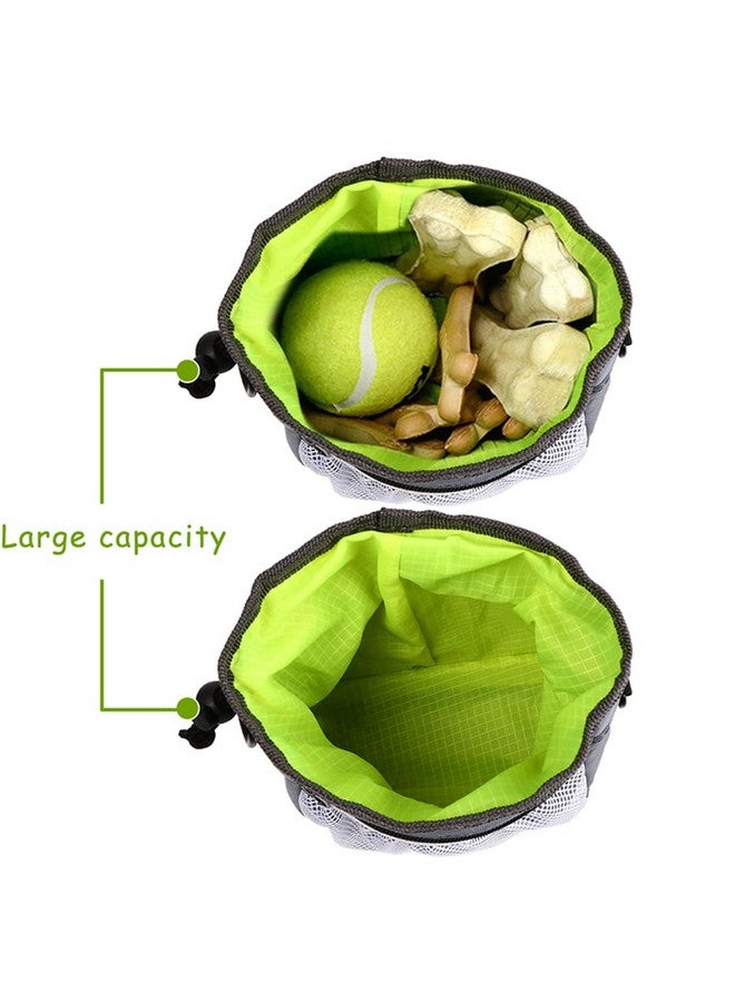 Oligitdi Dog Training Snack Treat Bag Pet Portable Waist Pouch with Buckle Belt -Black, 1 Piece - Image 3