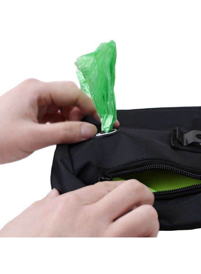 Oligitdi Dog Training Snack Treat Bag Pet Portable Waist Pouch with Buckle Belt -Black, 1 Piece - Image 4