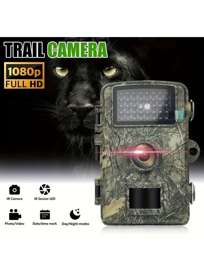 كاميرا تتبع الصيد الخارجية باللون الأخضر العسكري بدقة 1080بك - رؤية ليلية مع كشف حركة - Image 4