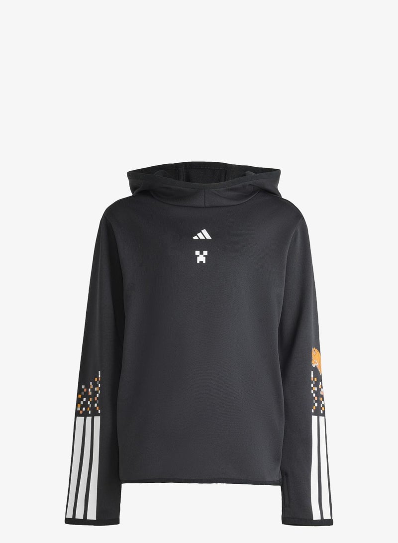 ADIDAS MINECRAFT TRAINING 3 STRIPES HOODIE
