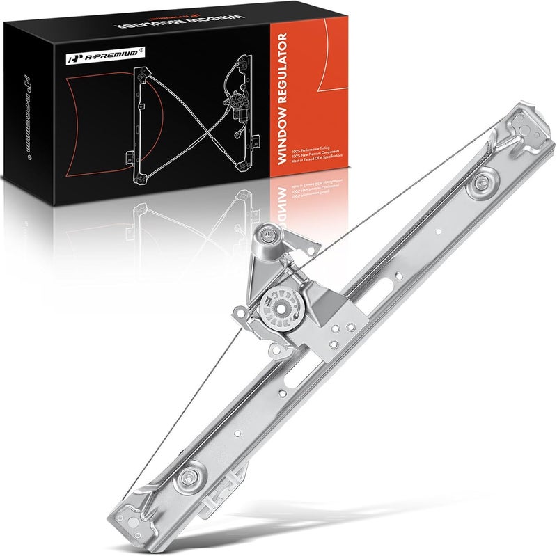 A-Premium Power Window Regulator without Motor for BMW E46 Series Rear Right Passenger Side - Image 1