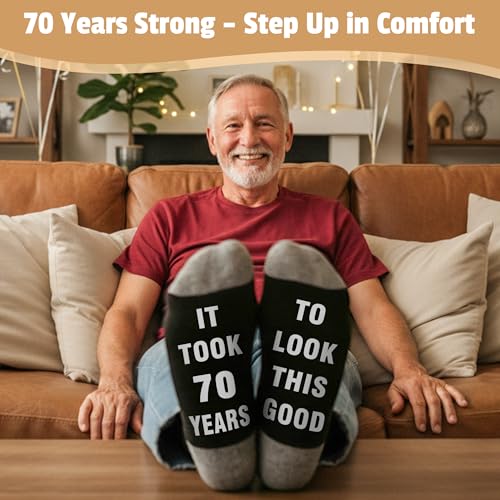 Pradnel 70th Birthday Gifts for Men Meaningful 70 Year Old Birthday Gifts for Men Unique 1956 Gift Ideas for 70 Year Old Man Funny Gift Set for Man Over 70 Fabulous Happy 70th Bday Decorations for Him Dad - Image 5