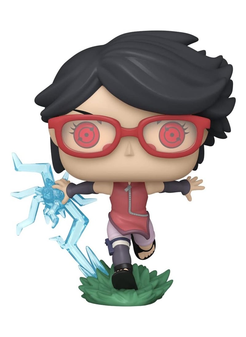 Funko Pop! - Animation Vinyl Figure - Shippuden - Sarada with Sharingan (Akatsuki) 3.75" Specialty Series Figure - Image 1