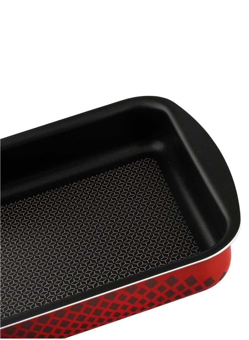 FAST 3-piece oven tray set, coated with non-stick Teflon, 3 sizes: large 40 cm, medium 35 cm, and small 30 cm - Image 5