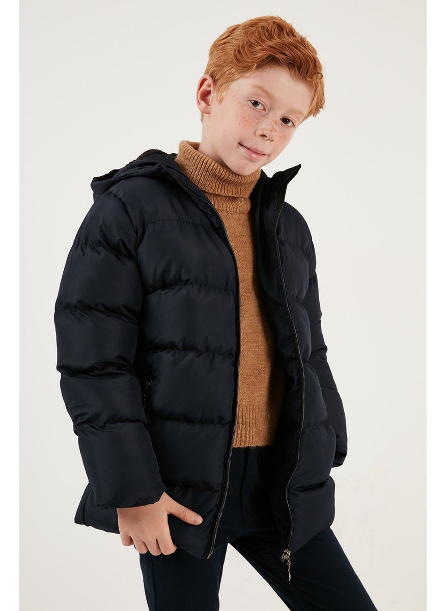 Plush Lined Hooded Winter Coat with Pockets Boys' Coat 5761911 - pzsku/Z2A72A85820F79507E3EBZ/45/_/1725790966/2edddb7c-36f4-435d-9f7f-0aeebd6c369b