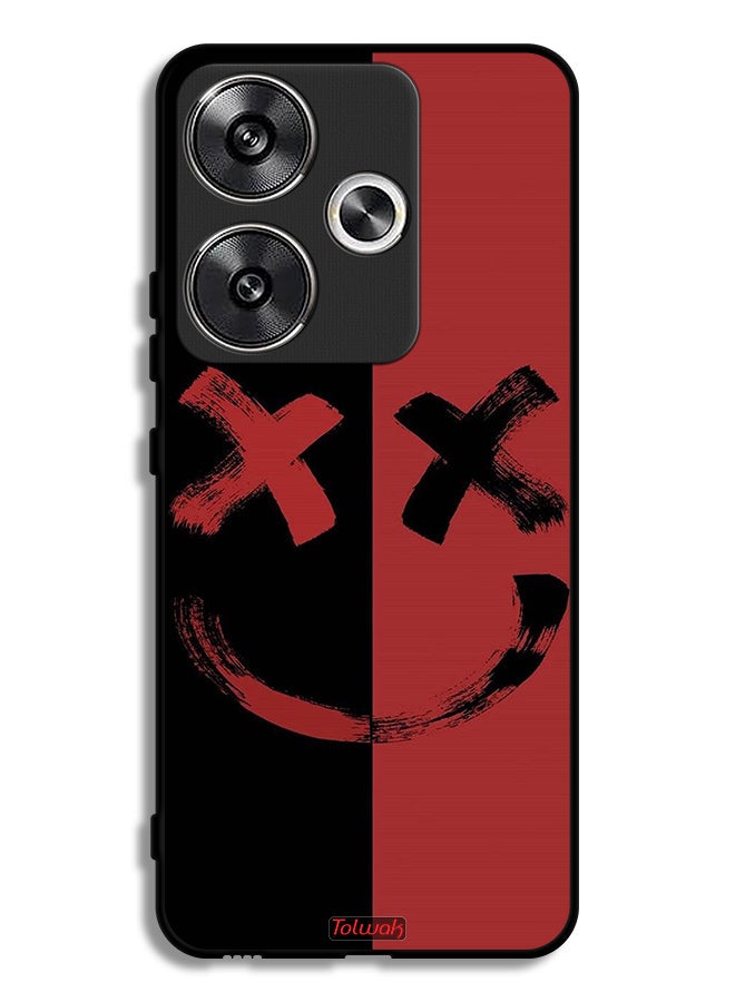 Tolwak Xiaomi Redmi Turbo 3 5G Protective Case Cover Marshmallow Art Pattern - Image 1