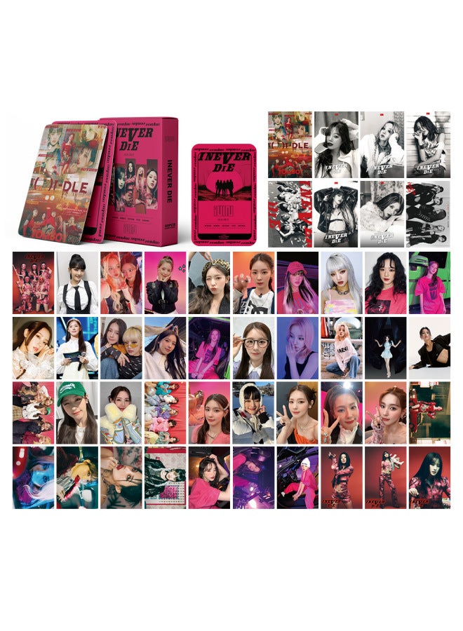 بطاقة دمج ألبوم كارد G-idle الصغيرة كيبوب الموجة الكورية بطاقة لومو مصنوعة في المنزل - Image 2