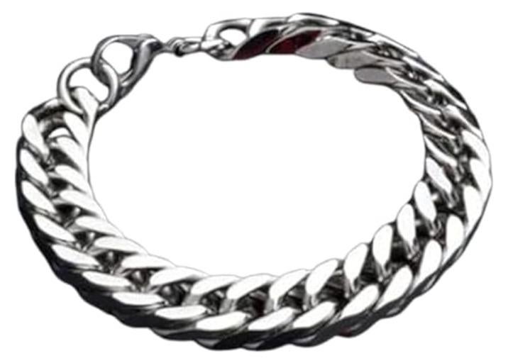 فيروز جوليري انسيال رجالي ستانلس ستيل مطلي فضة وبلاتين موضة العام - Image 1