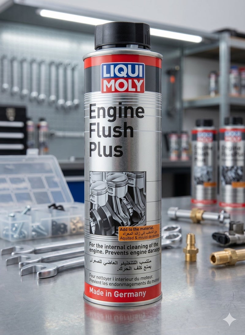 LIQUI MOLY Engine Flush Plus – Advanced Engine Cleaning Additive for Sludge Removal, Oil System Cleaning & Engine Protection - Image 1