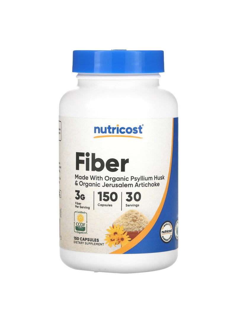 Nutricost Fiber, 150 Capsules