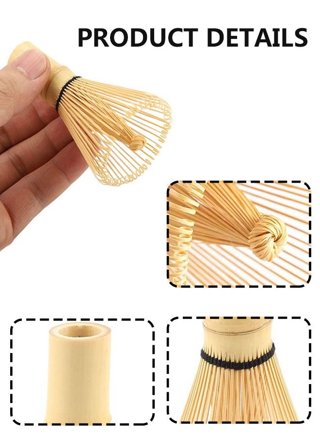 HAWAWA Matcha Whisk, Spoon, and Scoop Matcha Tea Set, Matcha Bamboo Accessories,Perfect Set to Prepare a Traditional Cup of Matcha  - Image 3