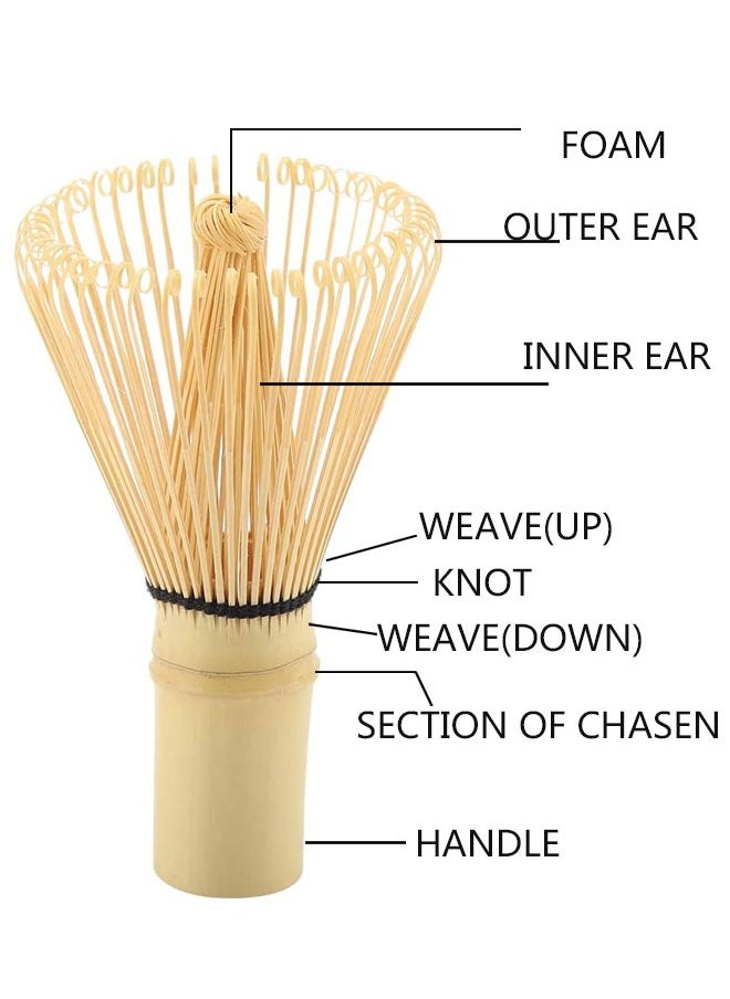 HAWAWA Matcha Whisk, Spoon, and Scoop Matcha Tea Set, Matcha Bamboo Accessories,Perfect Set to Prepare a Traditional Cup of Matcha  - Image 4