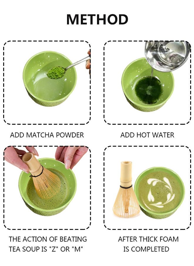 HAWAWA - Matcha Whisk, Spoon, and Scoop Matcha Tea Set, Matcha Bamboo Accessories,Perfect Set to Prepare a Traditional Cup of Matcha - Image 1