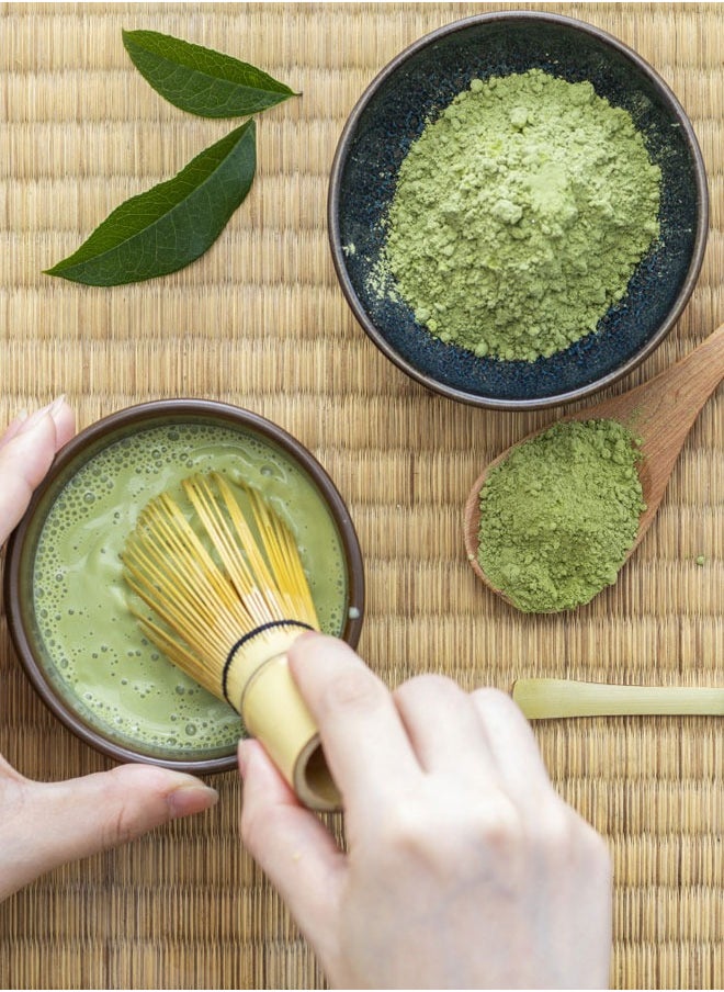 HAWAWA - Matcha Whisk, Spoon, and Scoop Matcha Tea Set, Matcha Bamboo Accessories,Perfect Set to Prepare a Traditional Cup of Matcha - Image 1