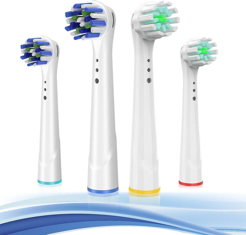 Replacement Toothbrush Heads for Oral B Braun 4 Pack Professional Electric Toothbrush Heads Precision Clean Brush Heads Refill Compatible with OralB 7000Pro 10009600500030008000 4pack