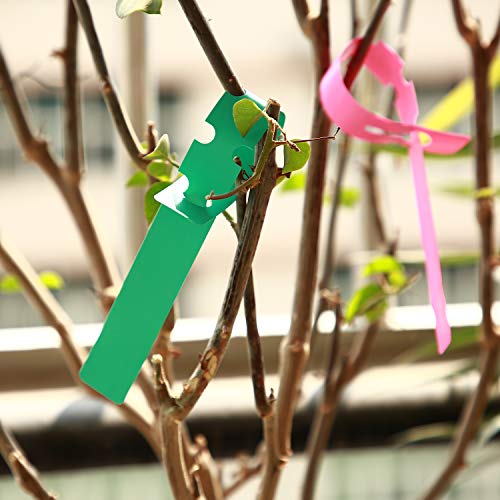 KINJOEK 600 PCS 6 Colors Plant Labels, PVC Plant Tags for Garden Adjustable Waterproof Plant Tags - Image 5