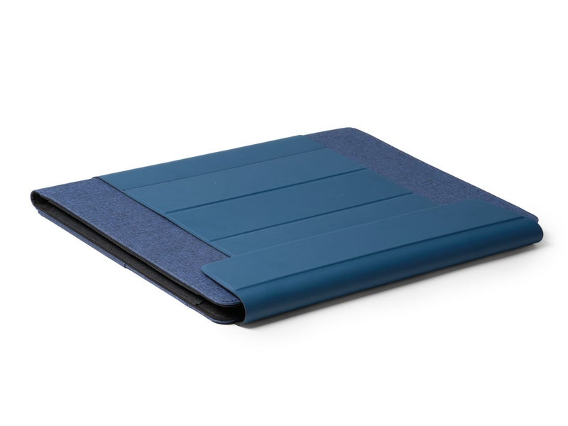 Santhome Change Collection 2-in-1 Laptop Case / Foldable Stand & Portable Workstation | Eco-Friendly RPET Laptop Sleeve for 15.6” Devices | Accessory Storage, Water-Resistant, Premium Magnetic Closure - Image 3