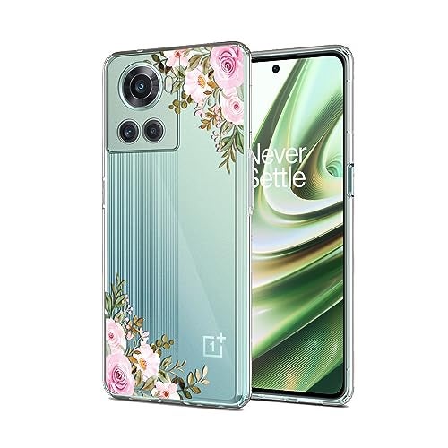 Plus UV Printed Soft Flexible Transparent Back Cover for OnePlus 10R - D1142 - Image 1