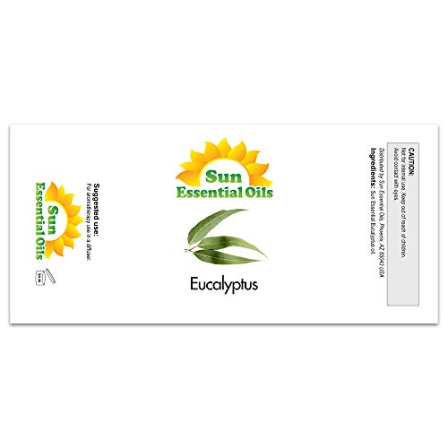 Sun Essential Oils Sun Essentials Oils - 2 oz Eucalyptus Essential Oil with Dropper for Diffuser, Skin, Aromatherapy Massage, Humidifier, Scent for Candle, Lotion & Soap Making at Home, Fragrance for Room - Image 2