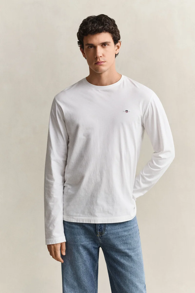 Gant Regular Shield Long Sleeve T-Shirt