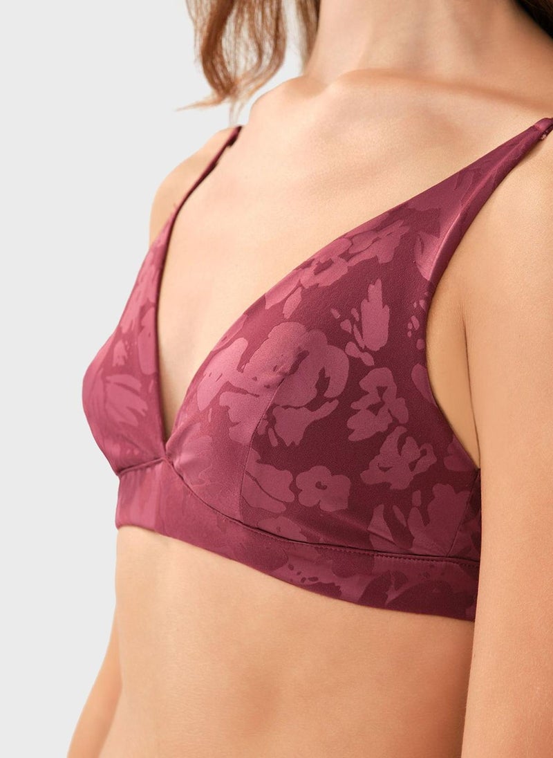 dagi Floral Print Plunge Bra - Image 3